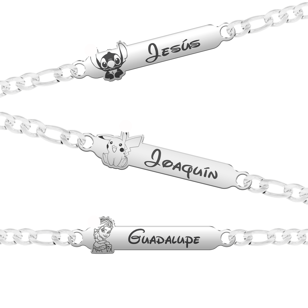 Pulseras esclavas para niños diseños unicos y personalizados