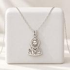 Dije San Judas Tadeo de Plata .925 con Cadena Incluida — Regalo de Fe y Protección