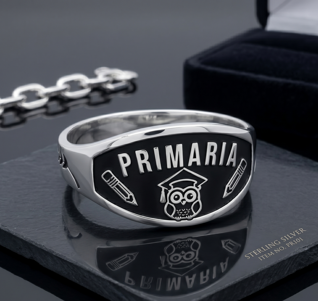Anillos de Graduación para primaria "Siempre Recordando el Camino Recorrido"