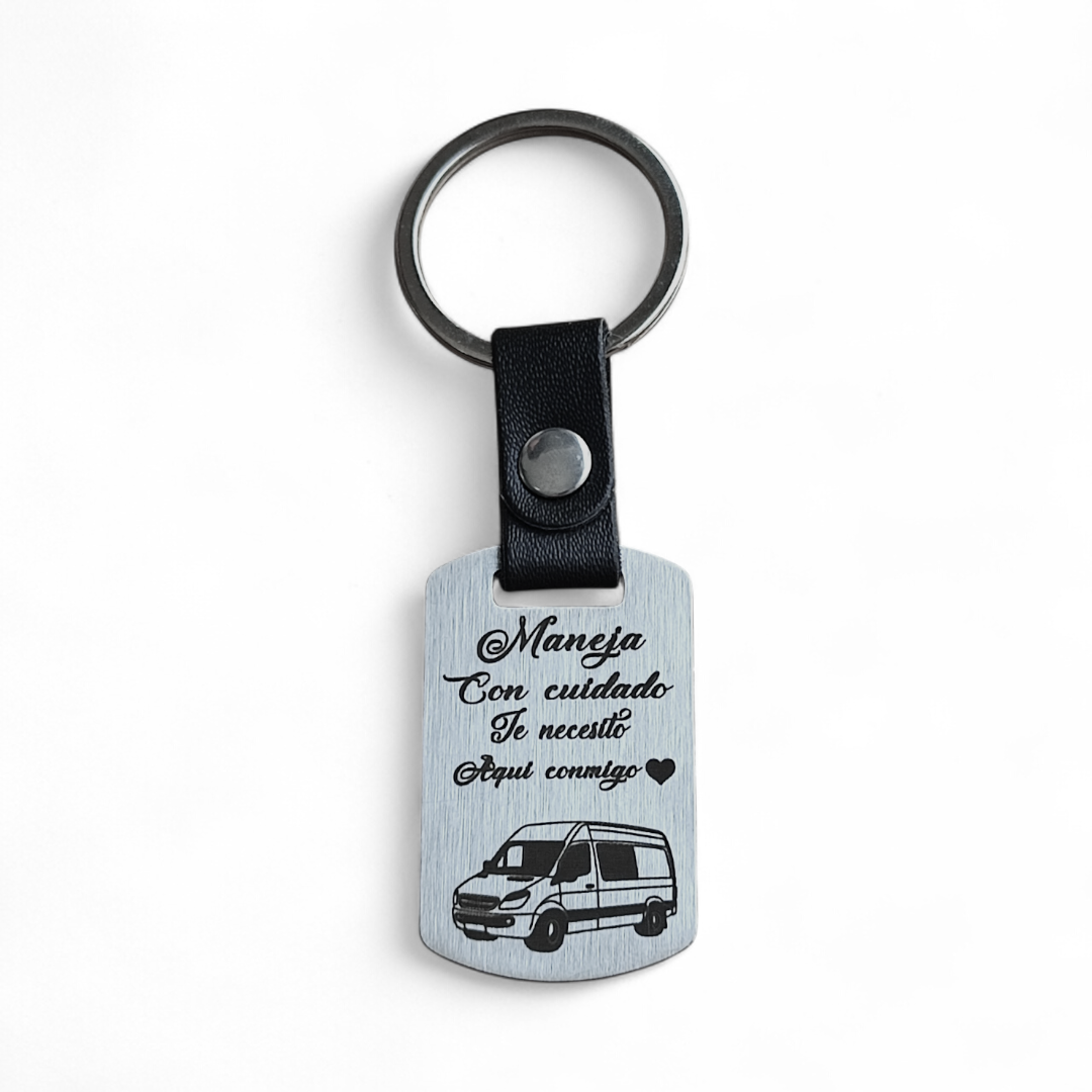 Llavero de Acero Personalizado Van