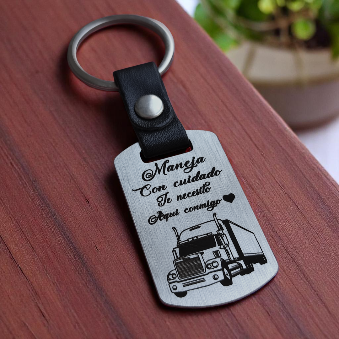 Llavero de Acero Personalizado Trailer