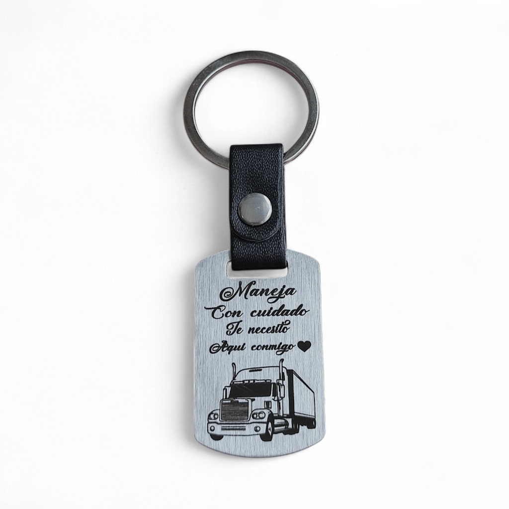 Llavero de Acero Personalizado Trailer