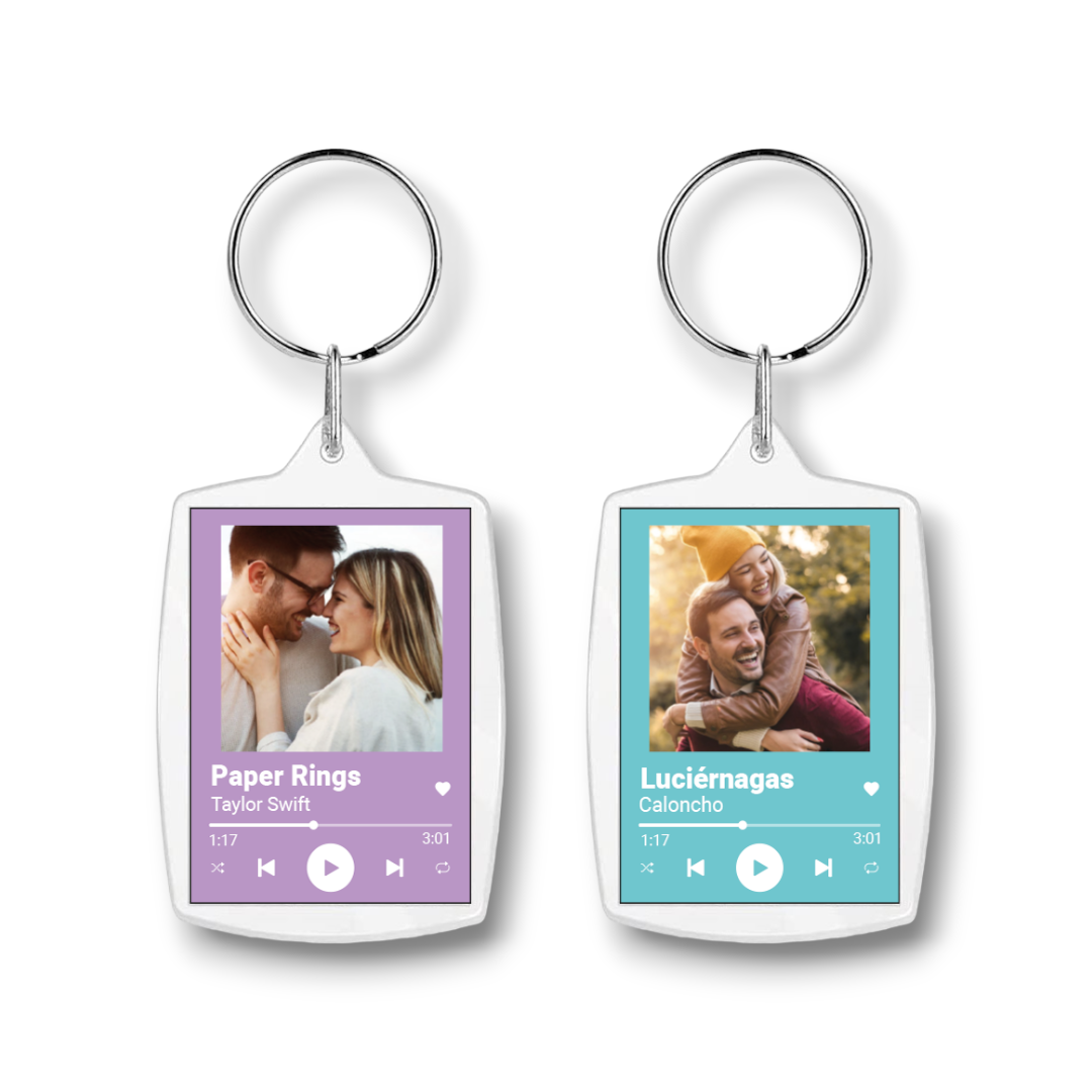Unidos por Siempre: Personaliza tus llaveros de pareja con sus fotos