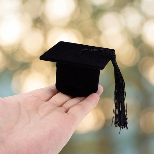 Caja Birrete de Graduación | Platamor