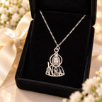 Dije San Judas Tadeo de Plata .925 con Cadena Incluida — Regalo de Fe y Protección