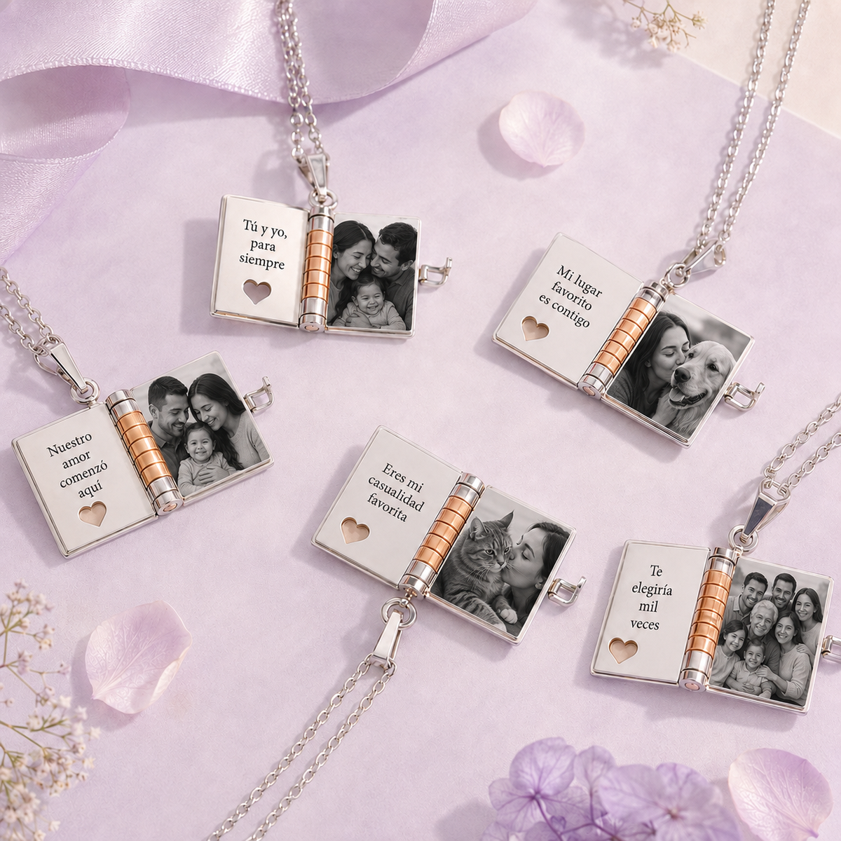 Collar Libro Personalizado  - para contar una historia | Platamor