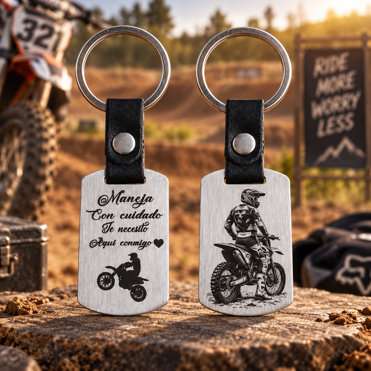 Llavero de Acero Personalizado Cross