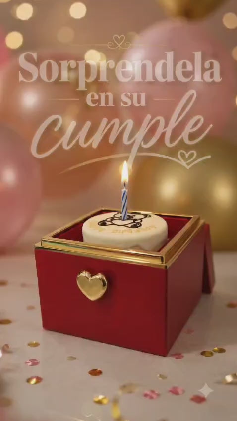 Caja Vela Pastel pata sorpesa  | Platamor