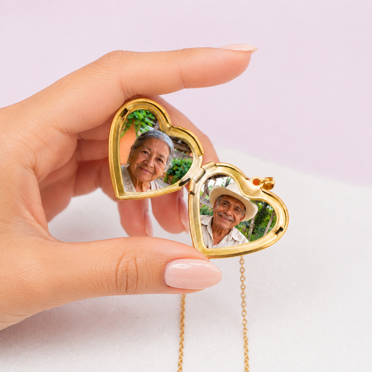 Relicario Corazón Personalizado con Foto - Regalo para Ella | Platamor